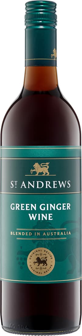 St Andrews Green Ginger Wine 750ml