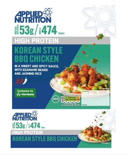 Applied Nutrition Korean Style, High Protein Bbq Chicken (400g)