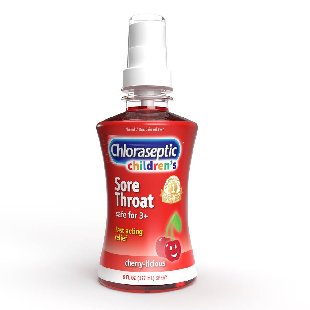 Chloraseptic Children's Sore Throat Spray For 3+ Years (cherry-licious)