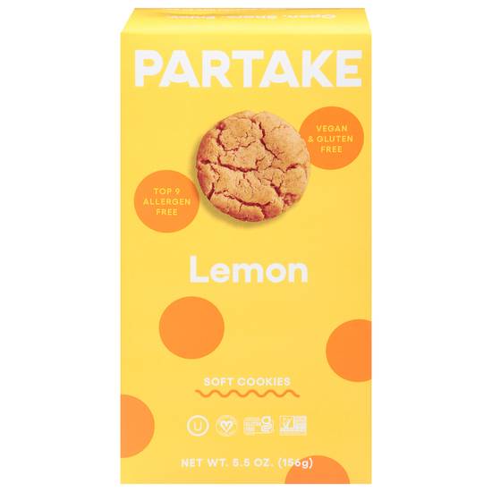 Partake Vegan Lemon Soft Cookies (5.5 oz)