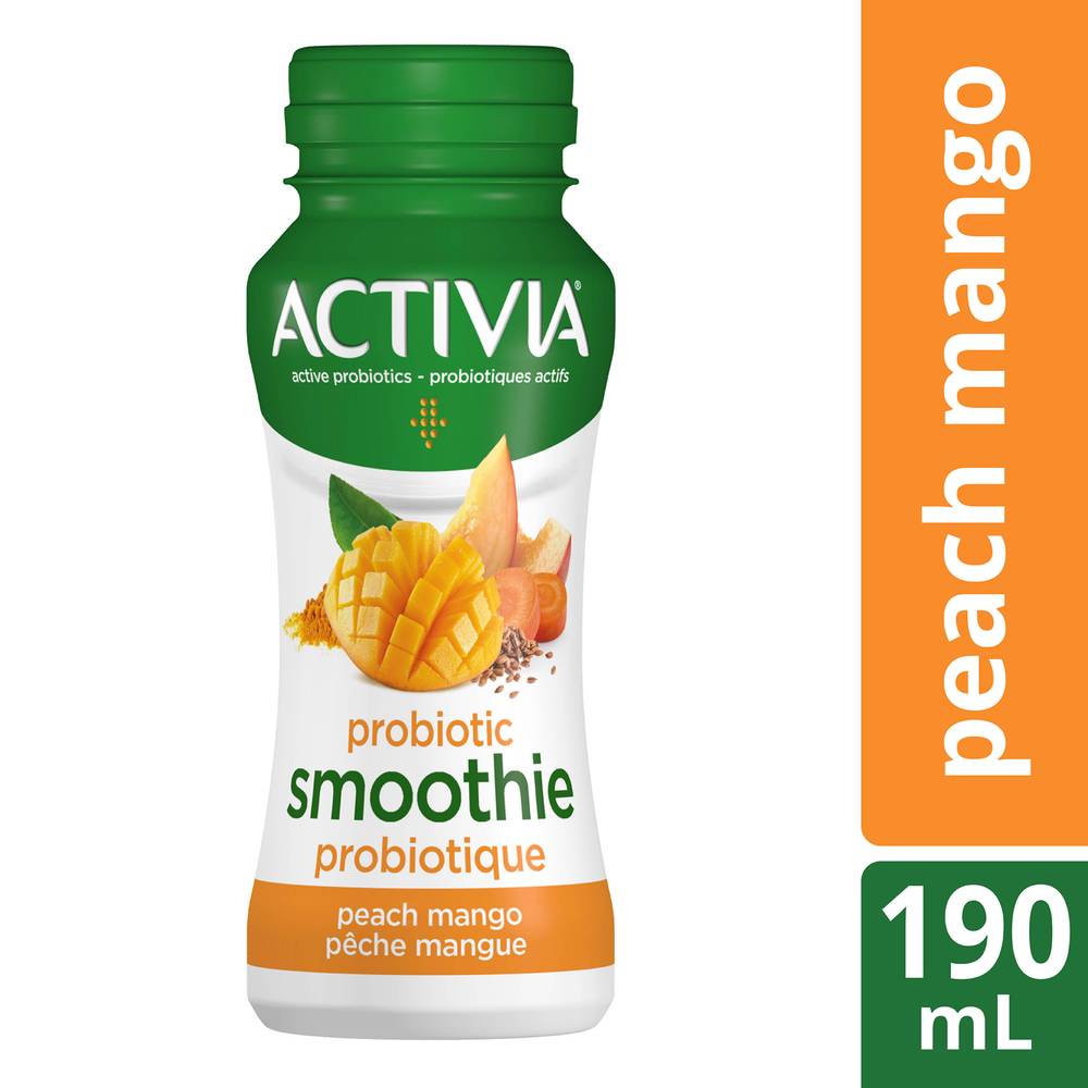 Activia Probiotic Smoothie Peach Mango (190 ml)