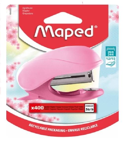 Maped · Engrapadora, rosa pastel
