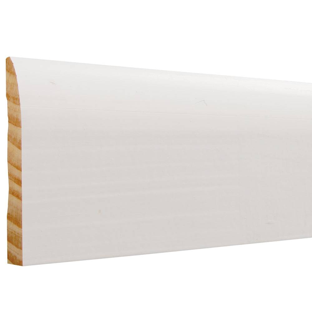 RELIABILT 9/16-in x 3-1/4-in x 12-ft Craftsman Primed 713 Baseboard Moulding | 71312FJPMD