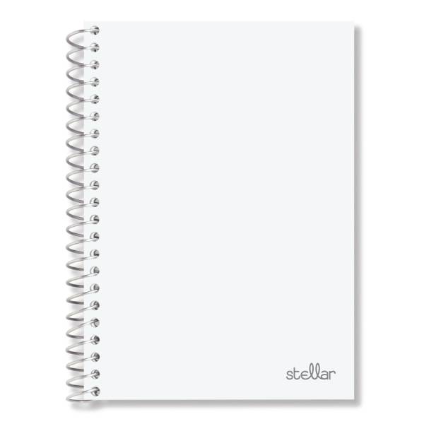 Office Depot Brand Stellar Notebook, 4-1/2 x 7, White (100 ct)