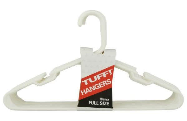Tuff! Hangers, Full Size, 10 Pack