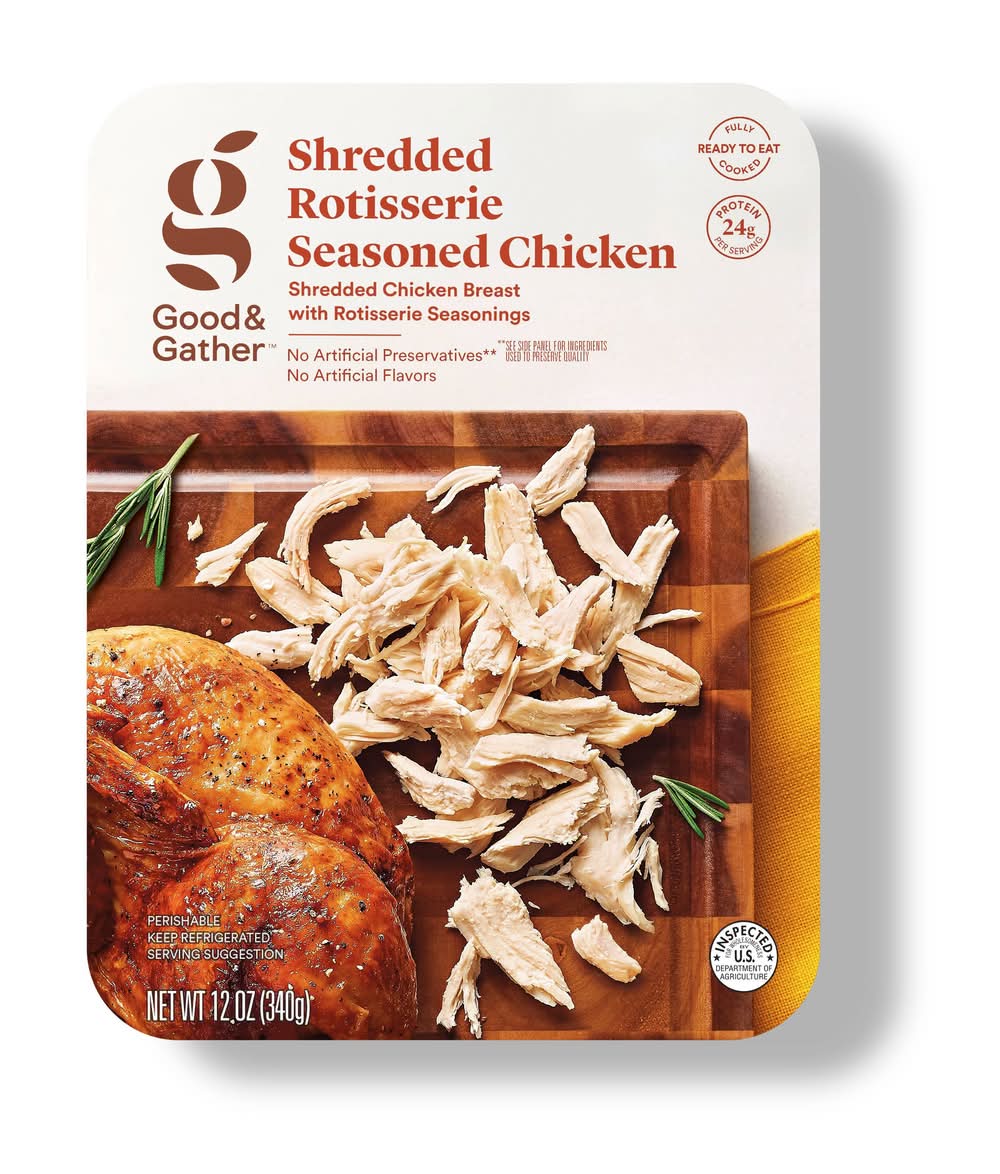 Good & Gather Shredded Rotisserie Seasoned Chicken (12 oz)