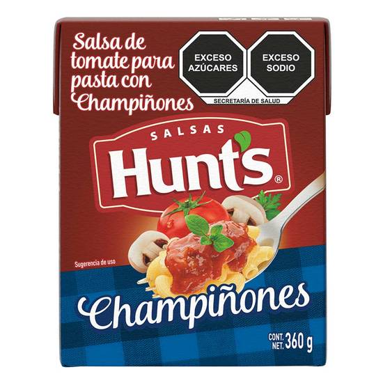 Hunt's salsa con champinones para pasta (360 g)