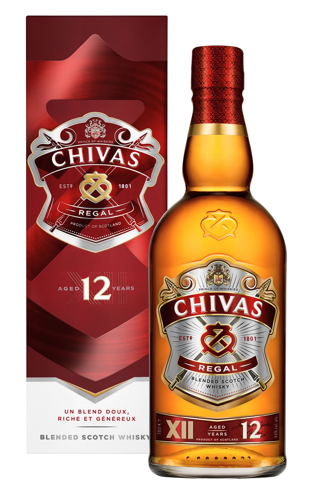 Chivas Regal - Whisky écossais mélangé 12 ans (700ml)