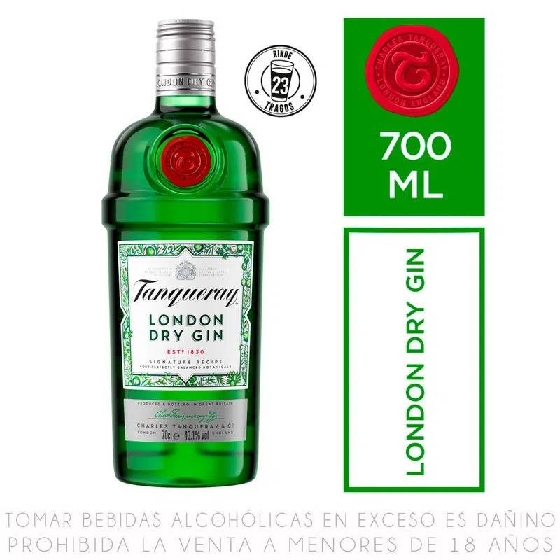 Tanqueray gin london dry (700 ml)