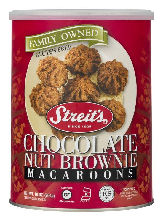 Streit's Chocolate Nut Brownie Macaroons Gluten Free (10 oz)