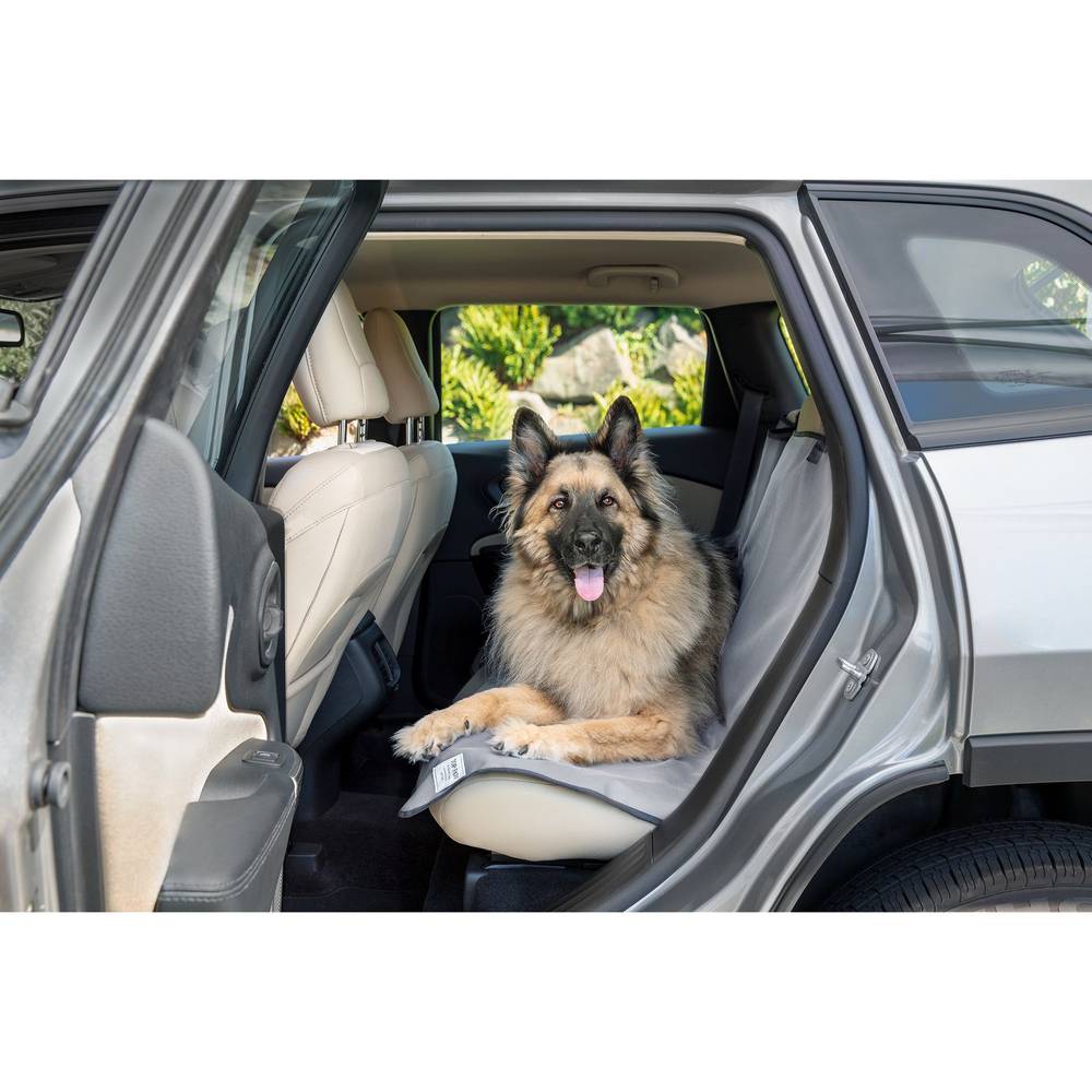 Top Paw Waterproof Canvas Rear Bench Seat Cover For Dogs (55\"L x 47\"w/black)