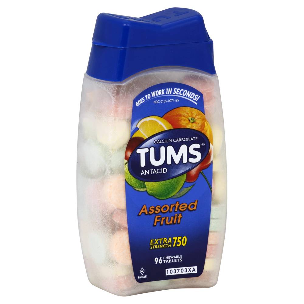 Tums Chewable Antacid Tablets(96Ct)