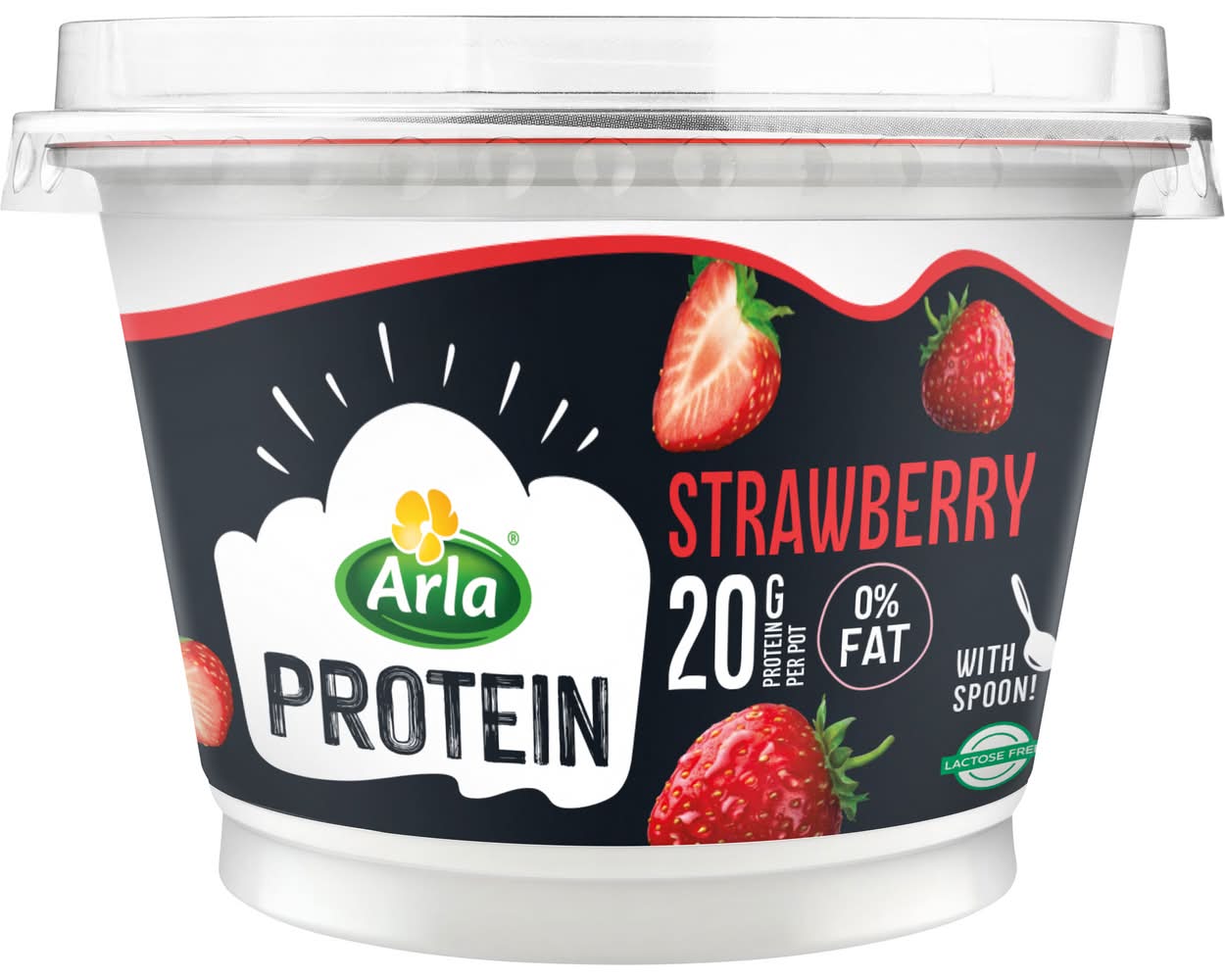 ARLA PROTEIN KVARG JORDGUBB 200G