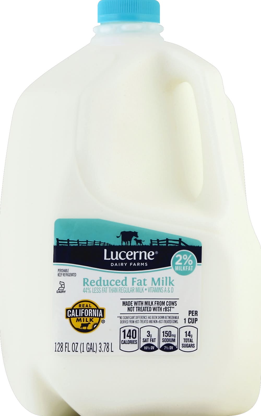 Lucerne 2% Reduced Fat Milk (128 fl oz)