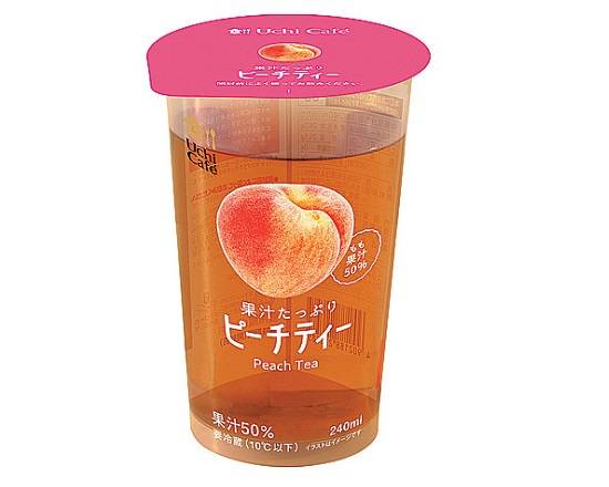 【チルド飲料】UC果汁たっぷりピーチティー 240ml