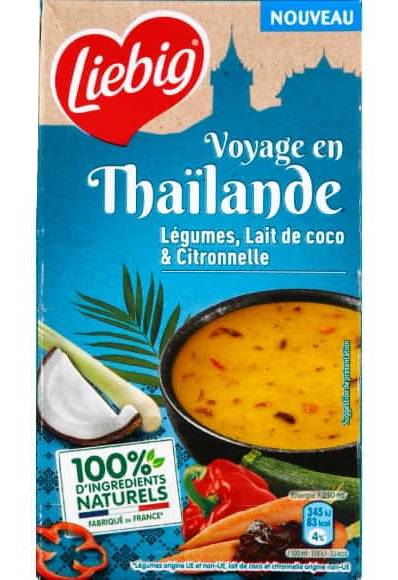 Liebig - Soupe de légumes lait de coco et citronnelle (1L)