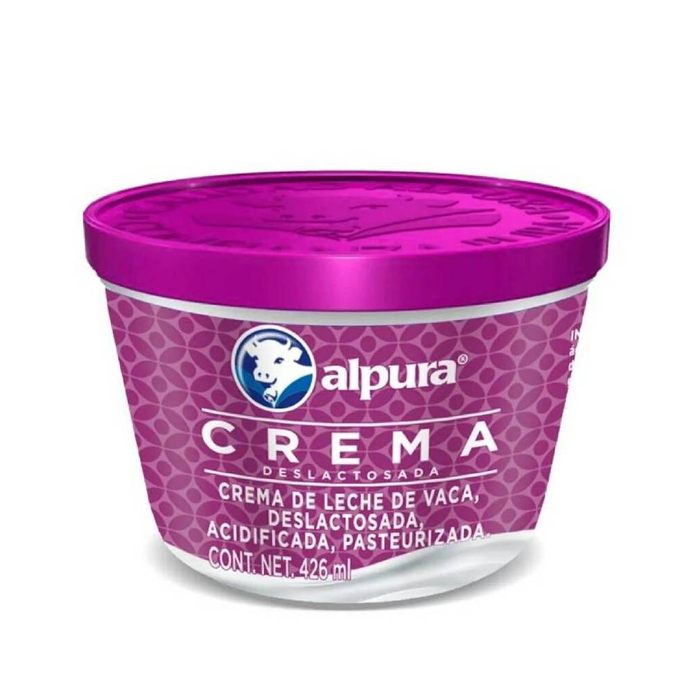 Alpura · Crema deslactosada (426 ml)