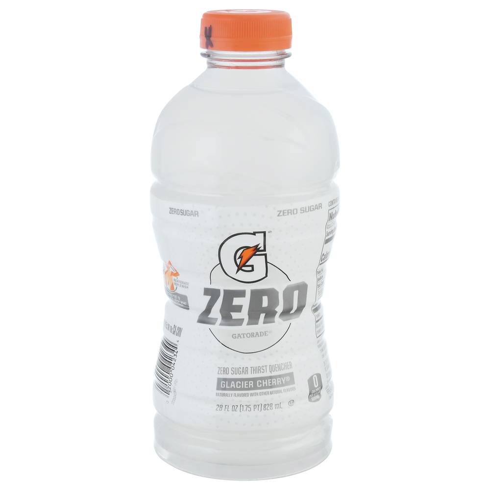 Gatorade Zero Sugar Thirst Quencher Sports Drink, Glacier Cherry (28 fl oz)