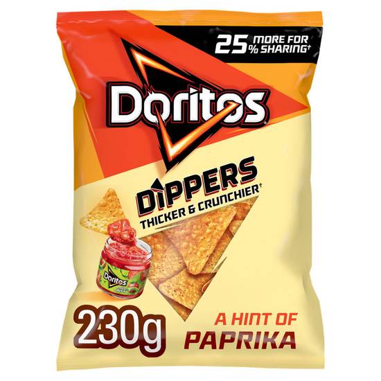 Doritos Dippers Hint of Paprika Sharing Tortilla Chips 230g
