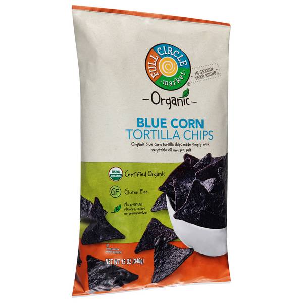 Full Circle Organic Tortilla Chips, Blue Corn (12 oz)