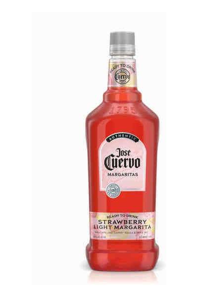 Jose Cuervo Authentic Strawberry Light Margarita Liquor (1.75 L)