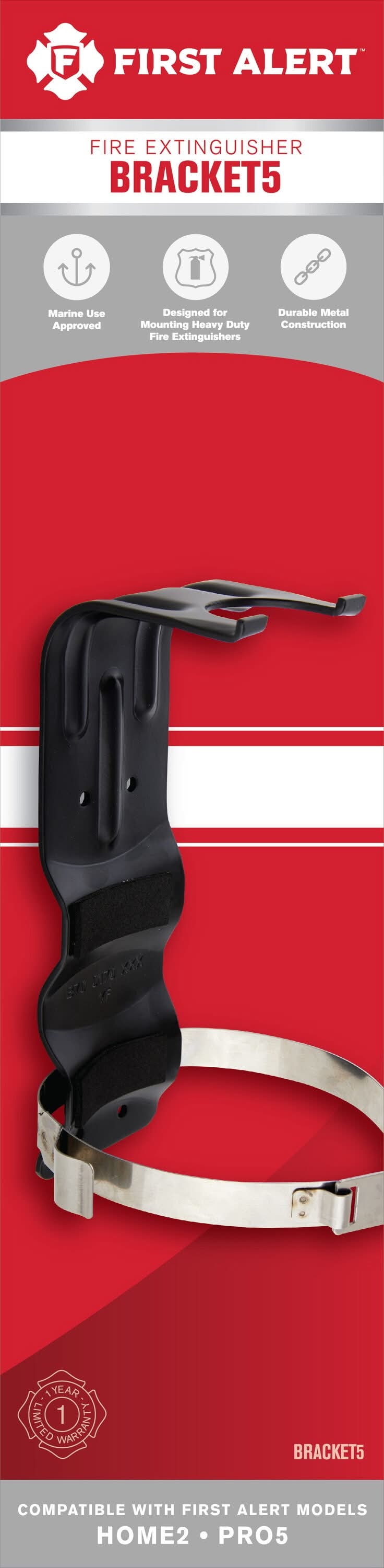 First Alert Multipurpose Residential Fire extinguisher bracket