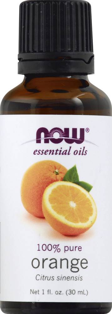 100% Pure Orange Essential Oil Now 1 fl oz