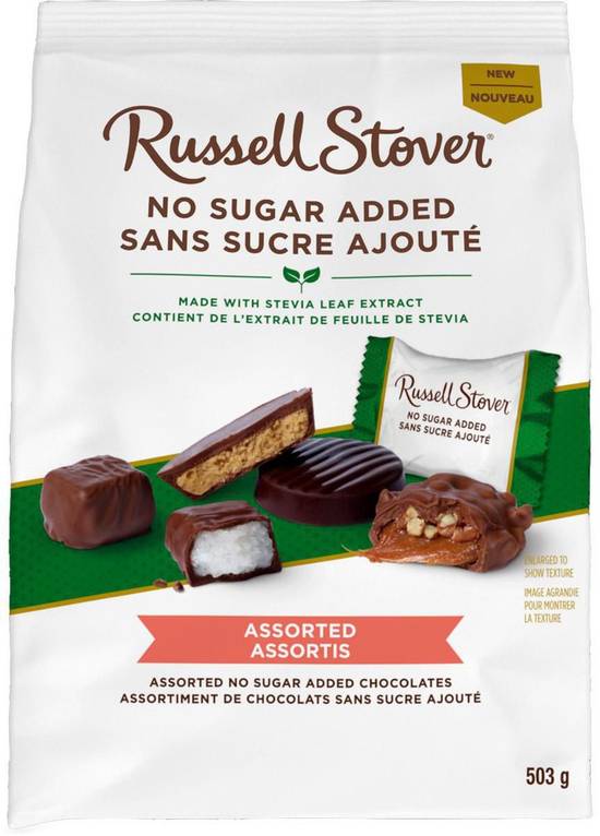 Russell Stover No Sugar Added Assorted Chocolates Bag (503 g)