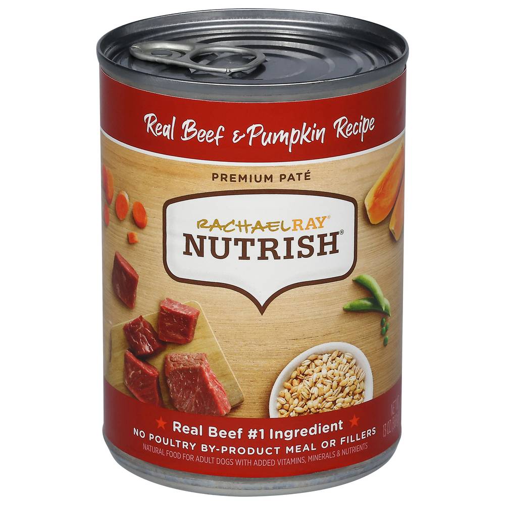 Rachel Ray Nurtrish Premium Pate Real Beef & Pumpkin Recipe Dog Food (13 oz)