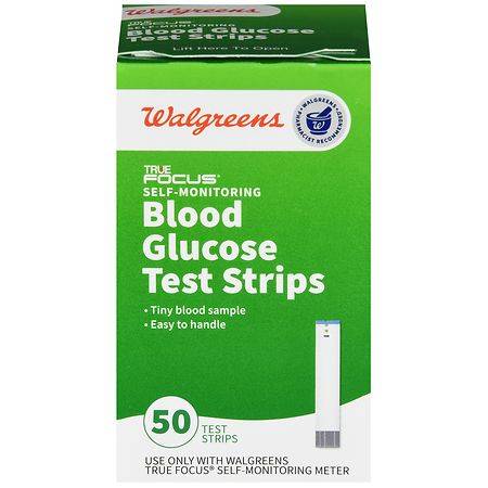 Walgreens True Focus Blood Glucose Test Strips (50 ct)