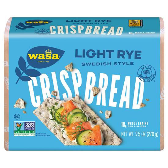 Wasa Light Rye Crispbread (9.5oz count)