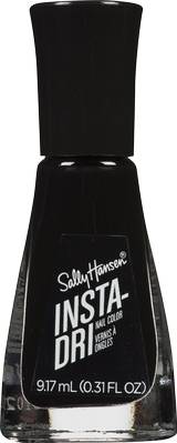 Sally Hansen Insta Dri Nail Color, Black To Balck (9.17 ml)