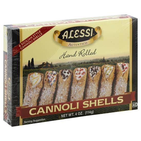 Alessi Cannoli Shells (4 oz)
