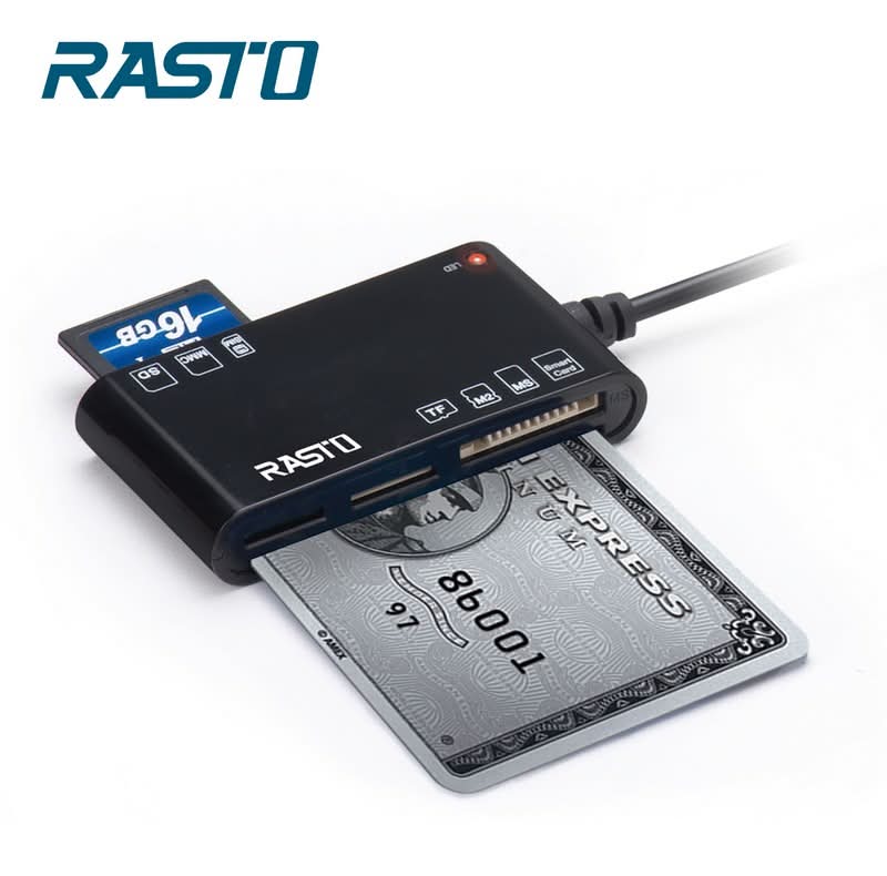 RASTO RT3 晶片複合讀卡機 <1PC個 x 1 x 1PC個>