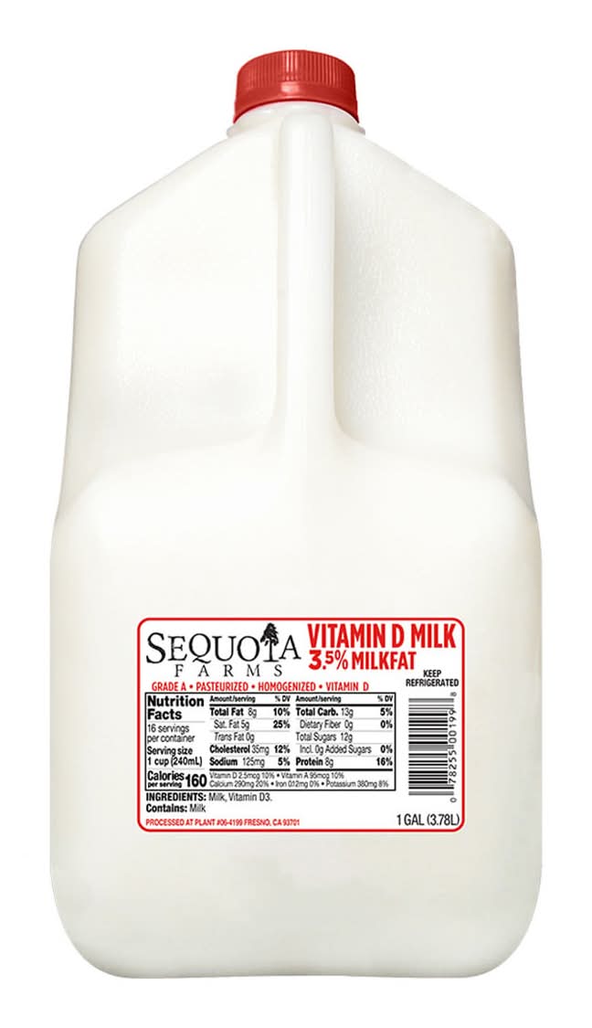 Sequoia Farms Vitamin D Milk (1 gal)