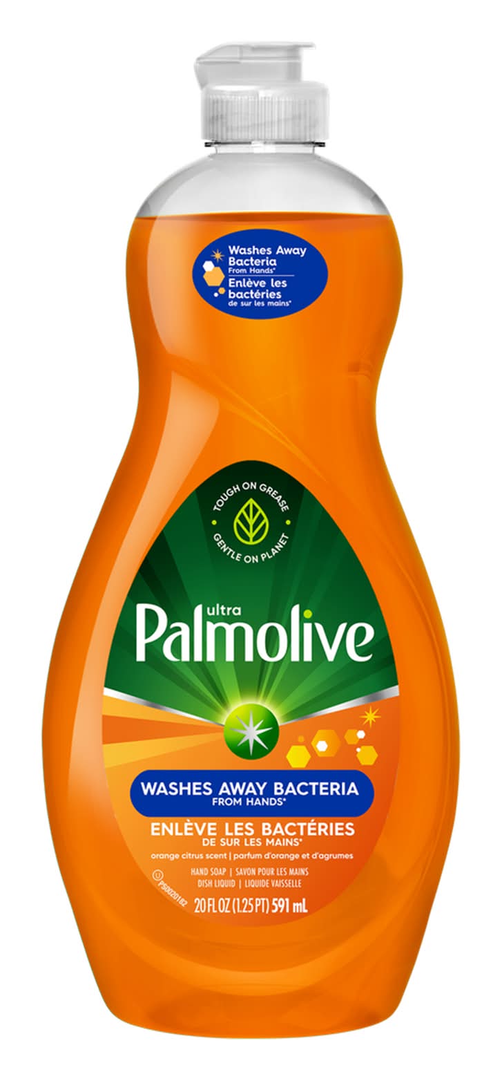 Palmolive Ultra Anti Bacterial Liquid Dish Wash, Orange (591 ml)