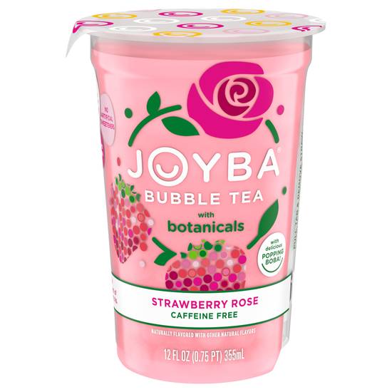 Joyba Strawberry Rose Bubble Tea (12 fl oz)