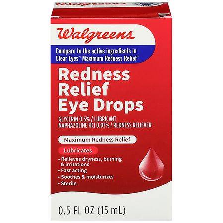 Walgreens Maximum Redness Relief Eye Drops (0.5 fl oz)