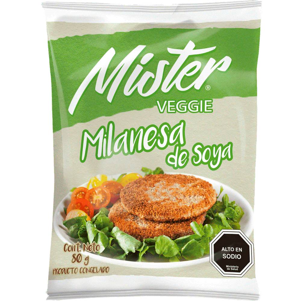 Mister veggie milanesa de soya (bolsa 80 g)