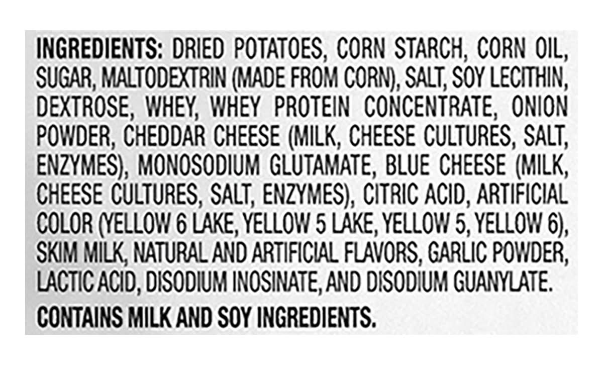 Ruffles 65% Less Fat Baked Potato Chips, Cheddar & Sour Cream (6.25 oz ...