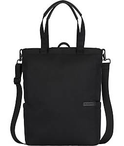 Bugatti Madison Nylon Convertible Tote Bag, Black (CNV2538BU-BLK)