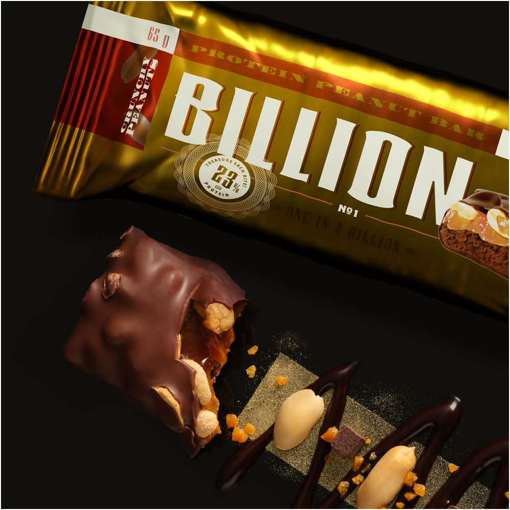 Prozis - Barra proteica de amendoim, embalagem de 65g