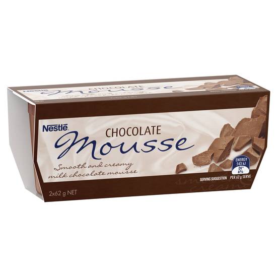 Nestle Chocolate Mousse 2 pack 124g