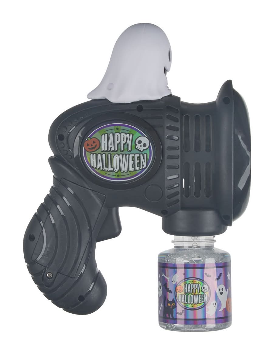 Halloween Orange Light Up Bubble Blaster 2.7 Fl Oz