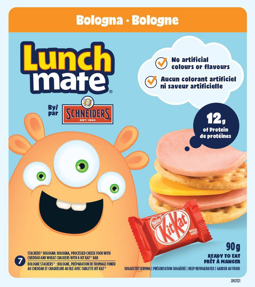 Lunch mate kit de collations au bologna - bologna snack kit