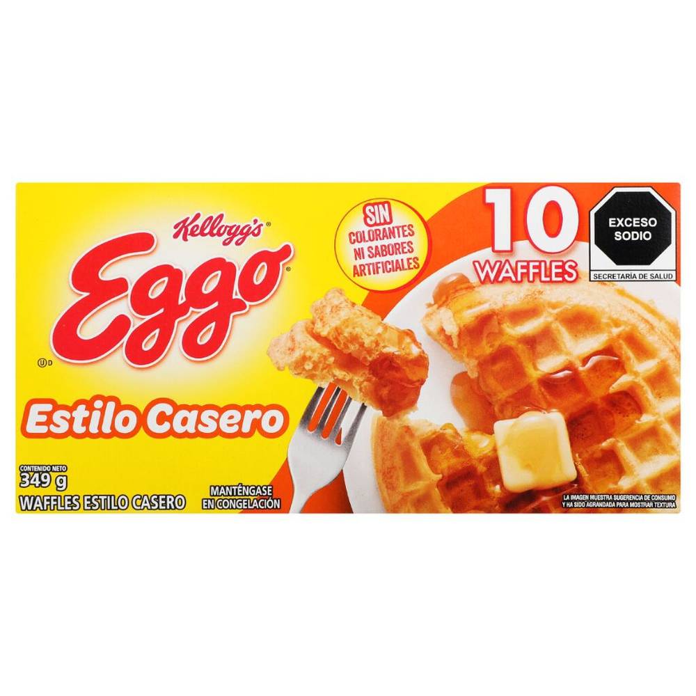 Eggo waffles estilo casero (10 un)