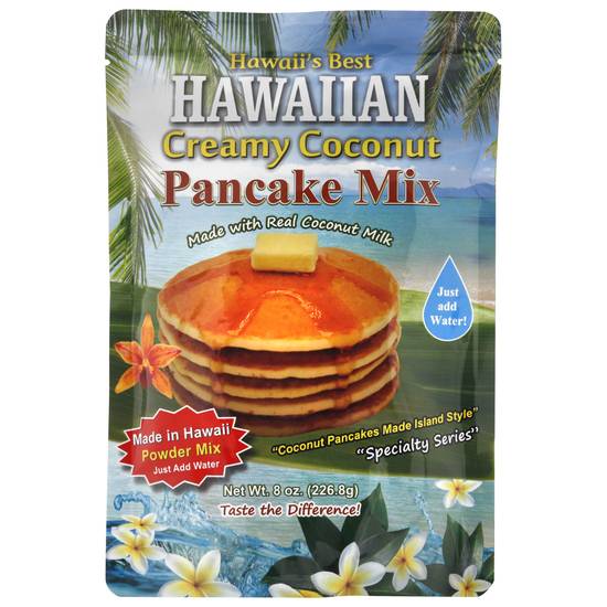 Hawaii's Best Creamy Coconut Pancake Mix (8 oz)