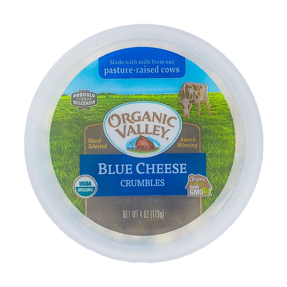 Organic Valley · Queso azul desmoronado (113 g)