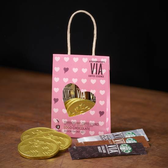 スターバックス ヴィア® & ロゴチョコレートギフト バレンタイン Starbucks VIA® & Logo Chocolate Gift Valentine