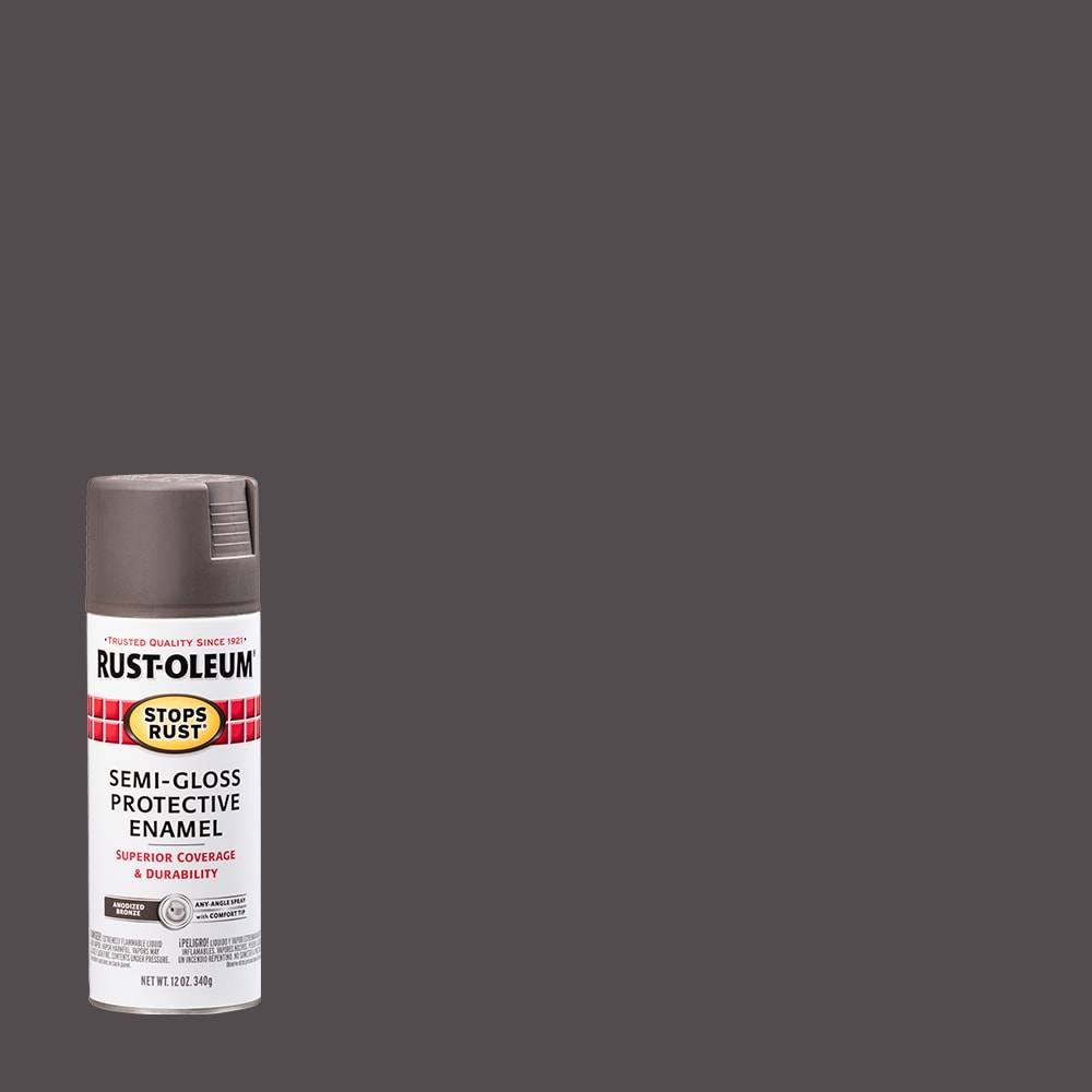 Rust-Oleum Stops Rust Semi-gloss Anodized Bronze Spray Paint (NET WT. 12-oz) | 7754830